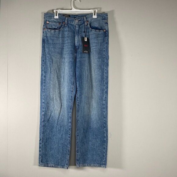 Levi's Premium 568 LOOSE Straight Denim Jeans Men's 34 x 30 High Rise Blue NWT